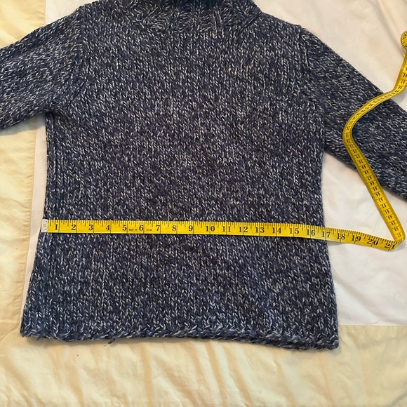 Gap Blue Chunky Turtleneck, M - Picture 5 of 6